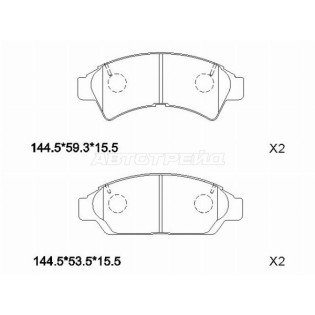 Колодки тормозные перед TOYOTA CAMRY/VISTA SV30 SAT